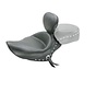 seat solo WIDE STUDDED with driver backrest 3 3 GAL Sportster XL 2004-2022