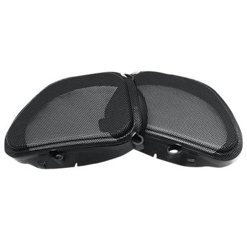 Hogtunes audio Replacement speaker grills - 98-13 FLTR/FLTRX