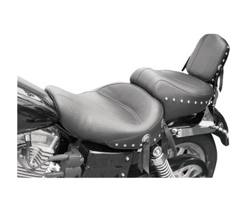 Mustang seat Wide Touring One-Piece Studded - Dyna Glide 04-05