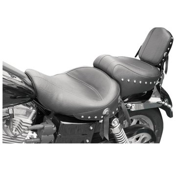 Mustang seat Wide Touring One-Piece Studded - Dyna Glide 04-05