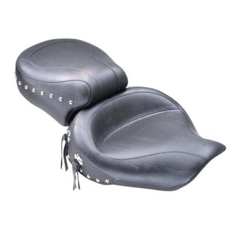 Mustang seat Wide Touring One-Piece Studded Dyna 2006-2017