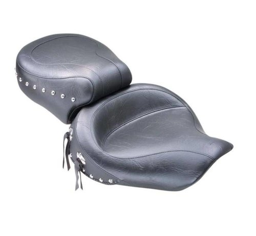 Mustang seat Wide Touring One-Piece Studded Dyna 2006-2017