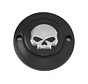 Engine point cover skull - Black Fits: > 70-99 Bigtwin; 71-20 XL Sportster