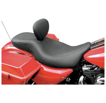 Mustang seat Wide Tripper™ with Driver Backrest FLHT/FLTR/FLHX/FLHR 2008-2022