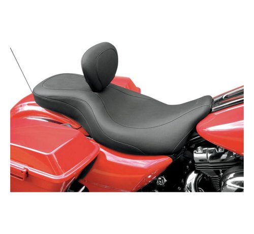 Mustang seat Wide Tripper™ with Driver Backrest FLHT/FLTR/FLHX/FLHR 2008-2022