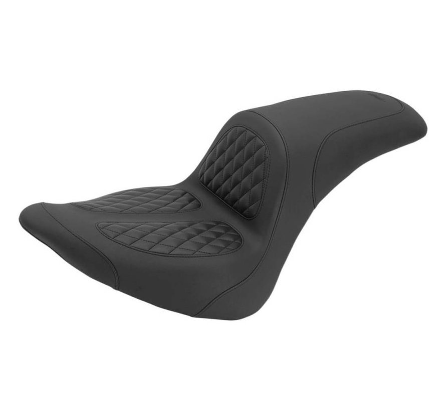 asiento Dave Perewitz Signature Fastback Se adapta a: > 06-17 Softail