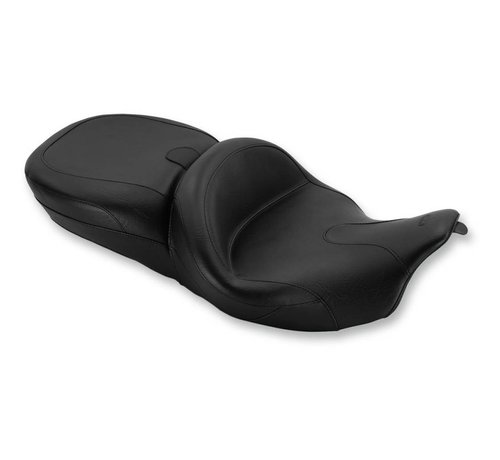 Mustang Selle en vinyle Super Touring 2-Up Compatible avec : > 08-21 Touring ; 09-21 Tri-Glide