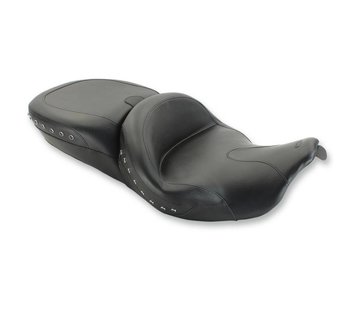 Mustang Selle en vinyle cloutée Summit Touring 2-Up Compatible avec : Touring 2008-2022