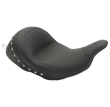 Mustang seat solo LowDown™ with Chrome Studs for FL Touring 2009-2022