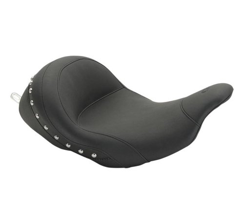 Mustang seat solo LowDown™ with Chrome Studs for FL Touring 2009-2022