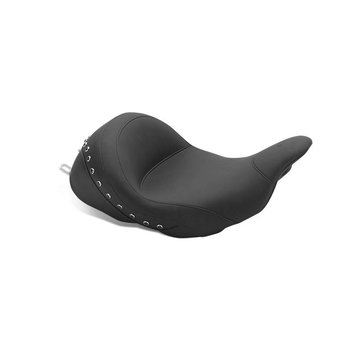 Mustang selle solo LowDown™ avec clous centrés Black Pearl pour FL Touring 2009-2022