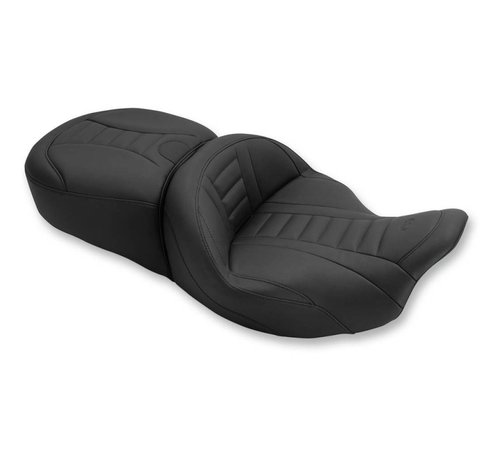 Mustang Deluxe Super Touring seat Fits: > 08-22 Touring; 09-21 Tri-Glide