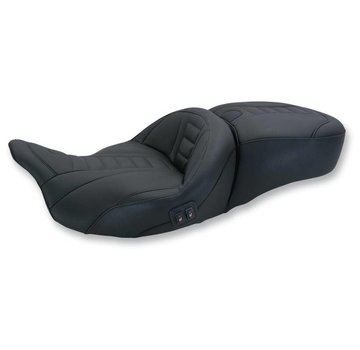 Mustang Deluxe Super Touring seat. Heated Fits: > 08-22 Touring; 09-21 Tri-Glide
