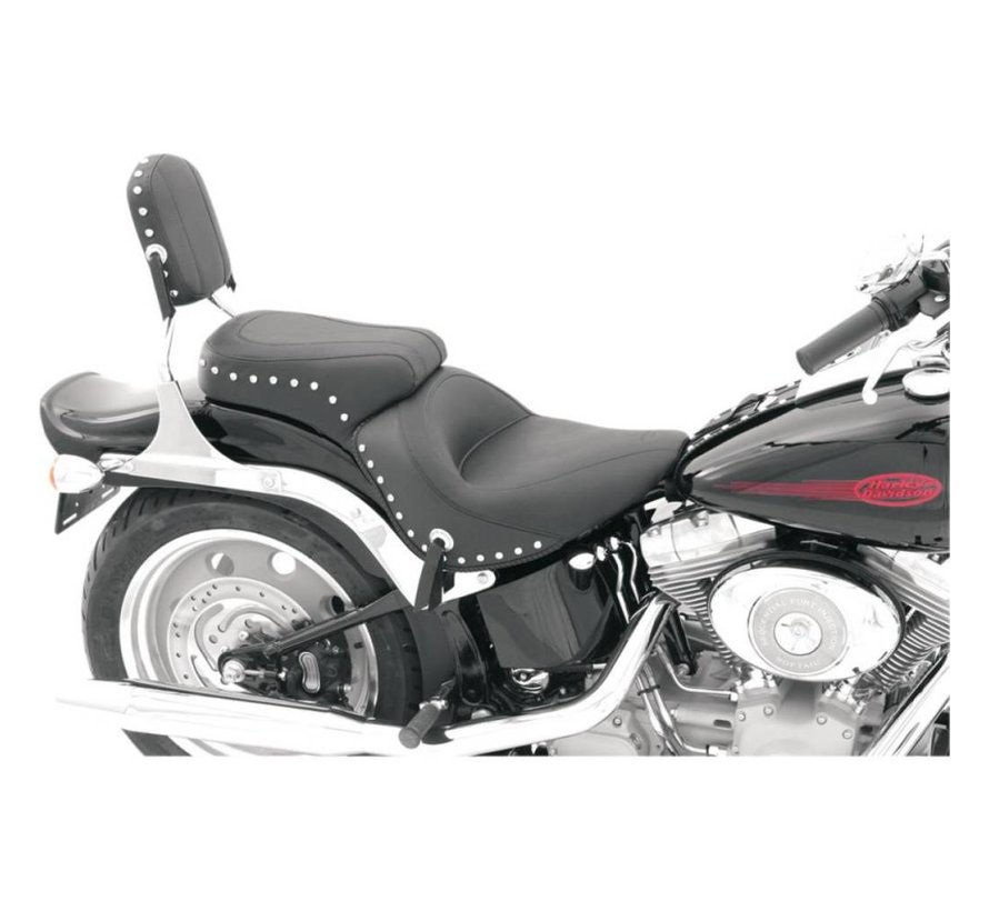 Asiento Mustang de 2 plazas con tachuelas para Softail 2006-2017