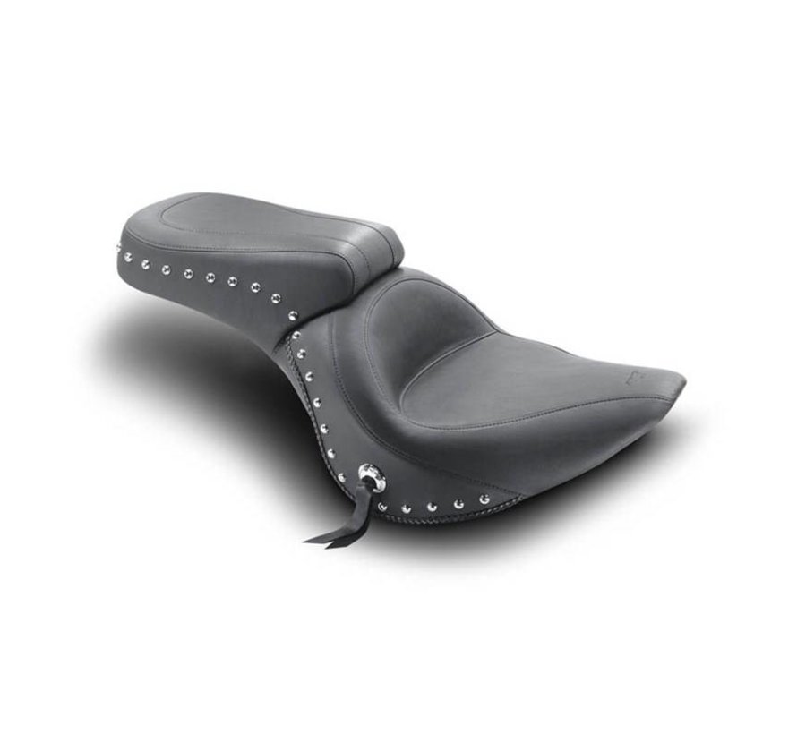 Asiento Mustang de 2 plazas con tachuelas para Softail 2006-2017