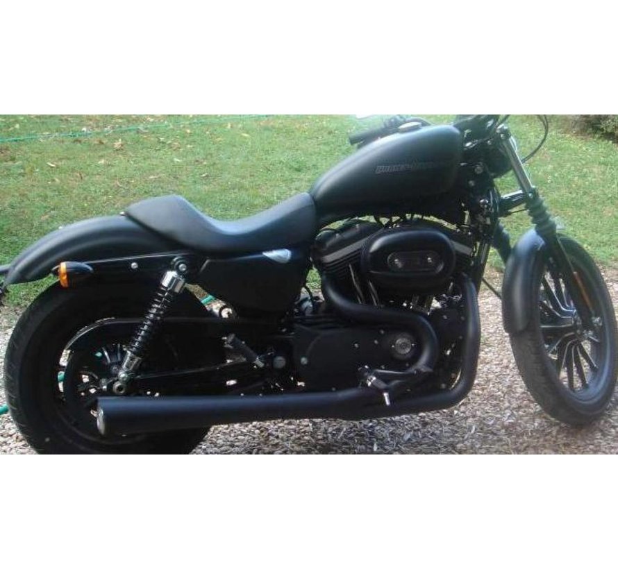 2-in-1-Supermegs XL Sportster-Modelle 2014-2020 - Schwarz / Chrom