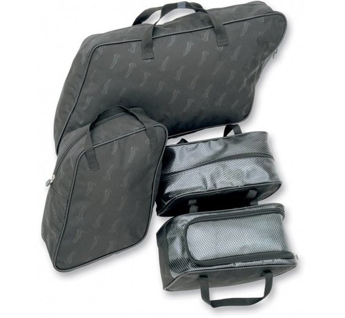 Saddlemen bolsas Alforjas Juego de forro de 4 piezas poliéster Touring FLH / FLT