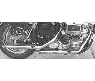 Cycle Shack faites glisser les tuyaux pour la fin shovelhead 1971-1984 FX, FXE, FXB, FXEF, FXWG. (Seulement 1 en stock)