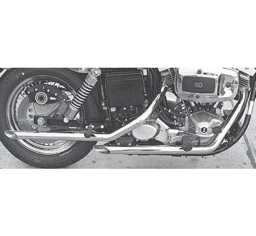 Cycle Shack faites glisser les tuyaux pour la fin shovelhead 1971-1984 FX FXE FXB FXEF FXWG (Seulement 1 en stock)