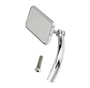 Biltwell Miroir utilitaire rectangulaire - Chrome ou Noir