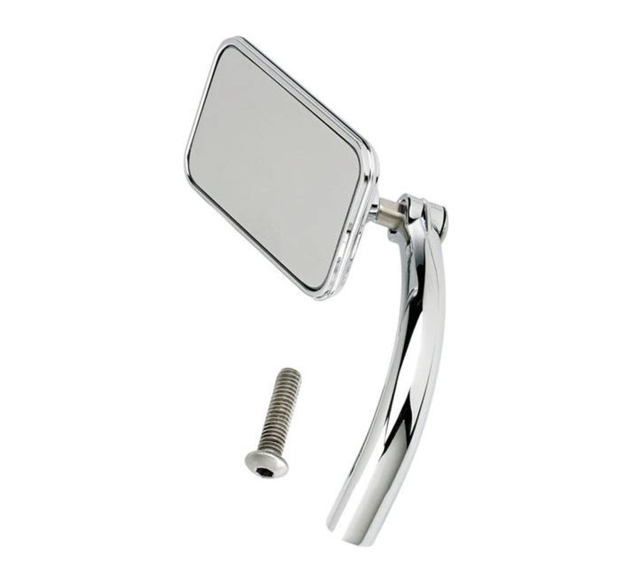 stuur Mirror Utility rechthoekig - Chroom of Zwart