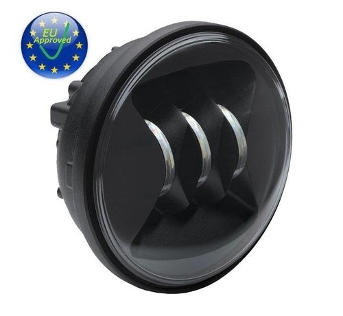 Speaker koplamp LED koplampunit 4 1/2 inch Chroom of Zwart