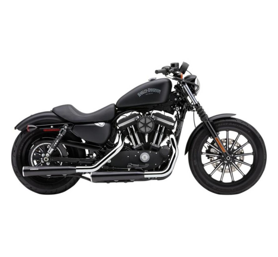 RPT Mufflers Mules 3 "Chrome ou Noir Convient 14-16XL Sportster