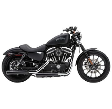 Cobra Auspuff RPT Slip-Ons Schalldämpfer 3 Zoll Chrom oder Schwarz - Passend für:> 07-13 Sportster XL