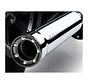 exhaust RPT slip-ons Mufflers 3 inch Chrome or Black - for 08‑16 FXDF 10‑16 FXDWG