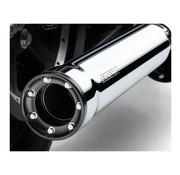 Cobra RPT Slip-On Mufflers Chrome ou Noir Pour 07-16 FXST / B / C, FLSTC, FXCW / C