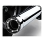 exhaust RPT Slip-on Mufflers Chrome or Black for 07‑16 FLSTN/ FLSTSB