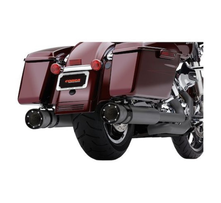 exhaust RPT Mufflers Chrome or Black - 95‑16 FLHT/ FLHR/ FLHX/ FLTR and H‑D FL Trike (except 15‑16 FLRT)