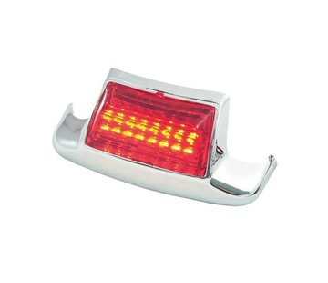 MCS el guardabarros LED rojo, se ajusta a:> 80-99 FL, FLT, modelos FLSTC