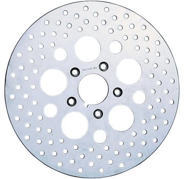 TC-Choppers brake rotor stainless steel polished 11.5 inch - Front 00-14 H-D