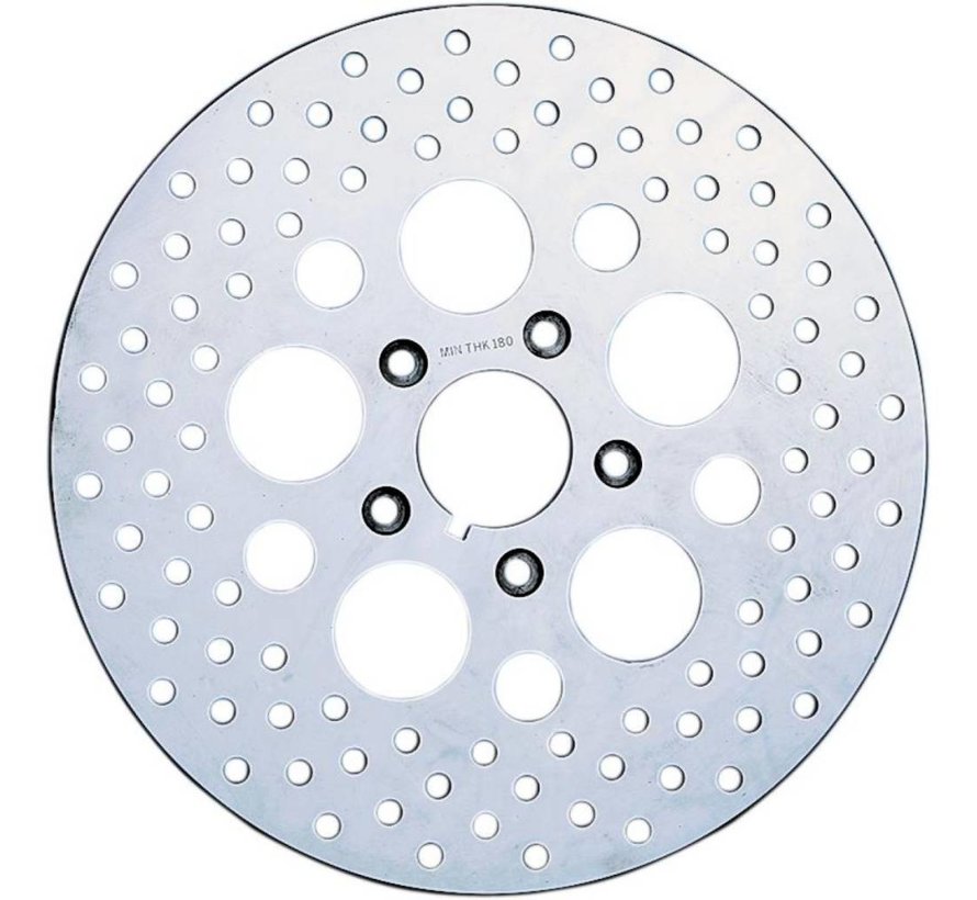 en acier inoxydable de rotor de frein poli 11 5 pouces - Front 00-14 HD