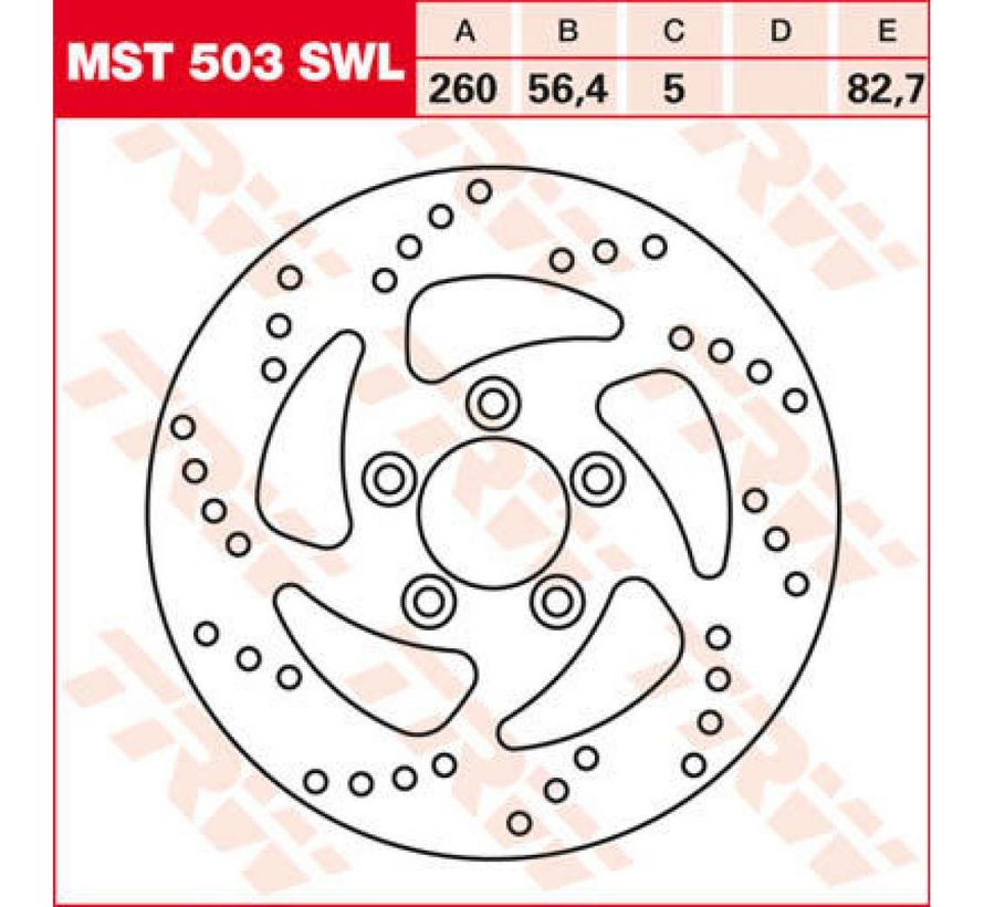 brake rotor swing rear - 2000-up Sportster XL