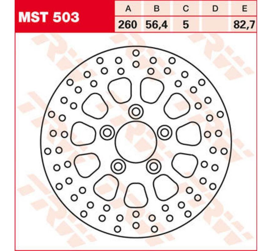 remrotor Multi-Spoke achter - 2000-up Sportster XL