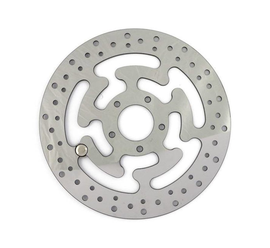 brake rotor rear Wafe Stainless Steel 300mm (11 8inch)- Fits:> touring 08-21 FL trike 14‑16 FLHRC