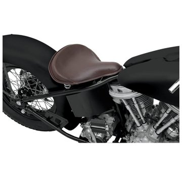 TC-Choppers seat solo Spring Large Front Leather Brown