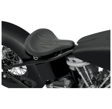 TC-Choppers seat solo Spring Large Front Vinyl Black
