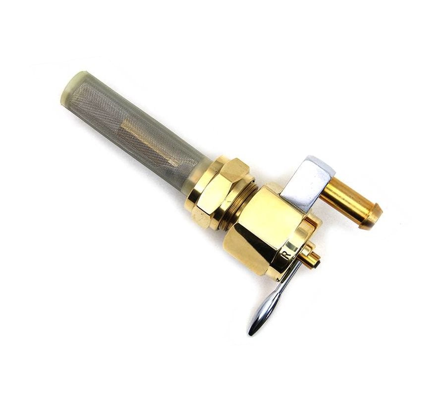 gas tank petcock Brass Hex Inward Spigot Fits: > 1975-Up models with 22mm connection