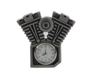 Wyatt Gatling Moto horloge avec patine argent