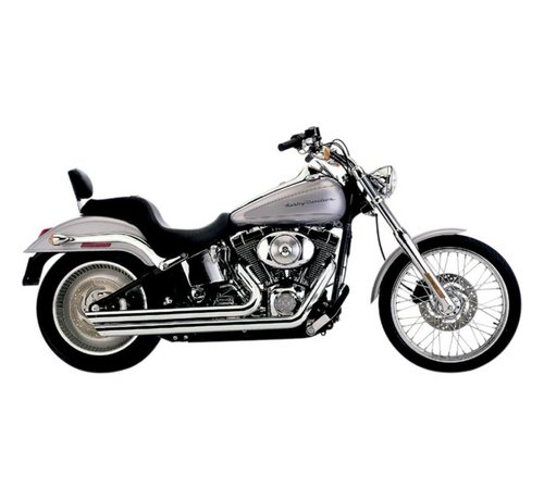 Cobra exhaust Speedster system Chrome 07-11 Softail