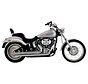 exhaust Speedster system Chrome 07-11 Softail