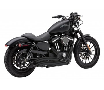 Cobra exhaust Speedster Black Short Swept Full : 14-16 Sportster XL