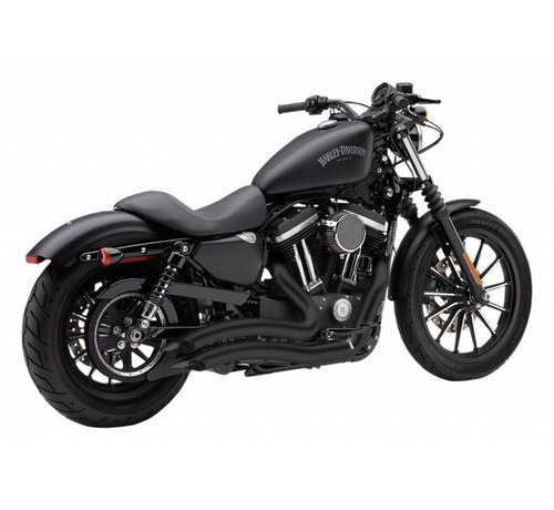 Cobra exhaust Speedster Black Short Swept Full : 14-16 Sportster XL