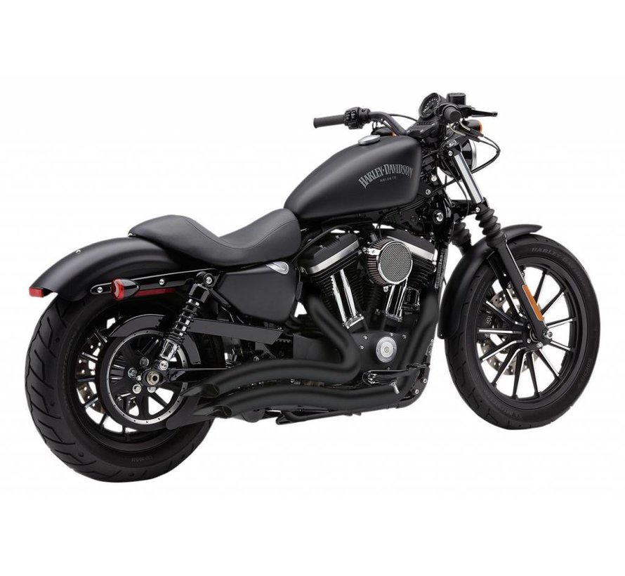 exhaust Speedster Black Short Swept Full : 14-16 Sportster XL