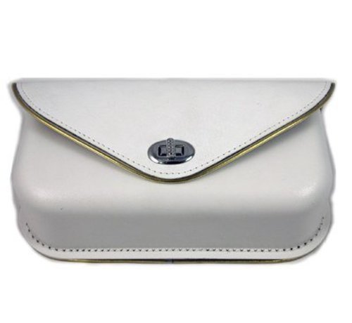 Wyatt Gatling windshield White pouch with gold edge trim 58275-63 Fits: > FL 1960-1984