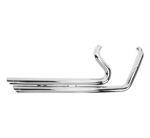 Cobra exhaust System Speedster Slash Down Chrome SD 06-11 Dyna