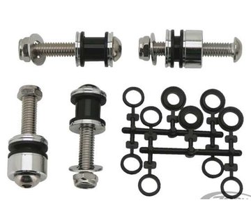 TC-Choppers sissybar Docking hardware kit afneembare zijplaten - Dyna